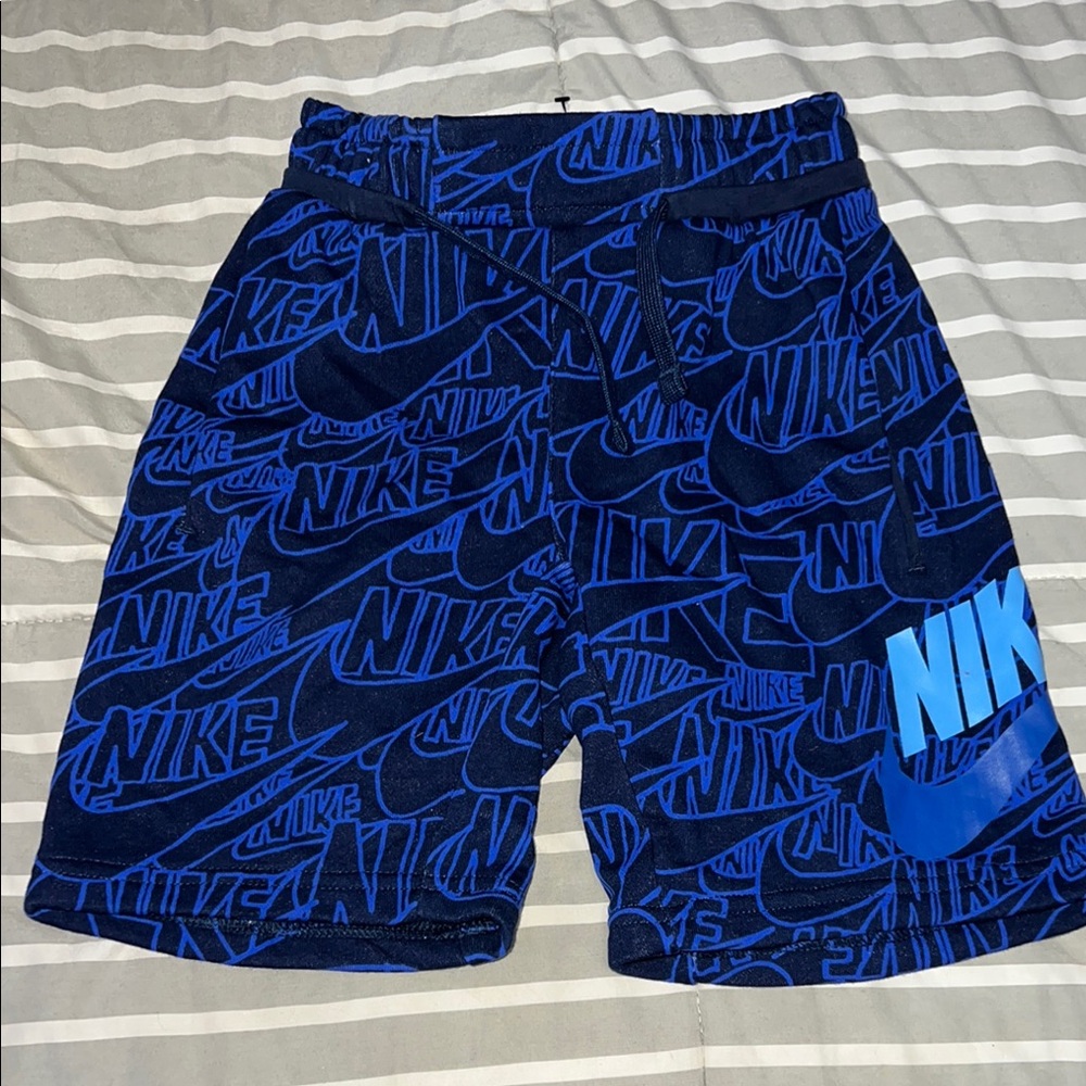 Nike Kids Blue Graphic Shorts